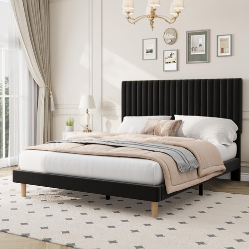 Queen size bed frame with - queen,